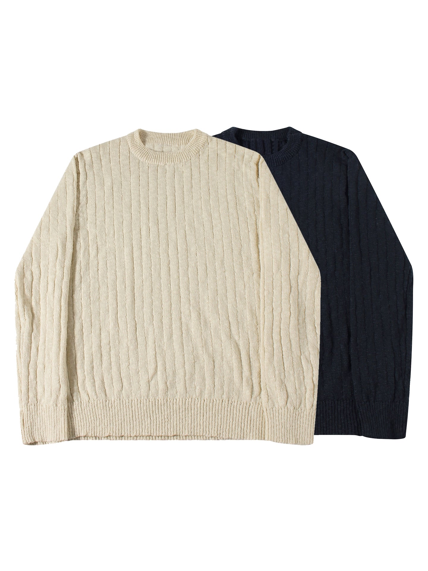 【双色】SOARIN英式绅装立体绞花长袖针织衫男 冬季保暖打底毛衣