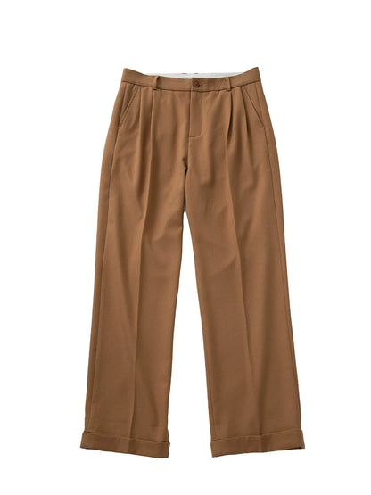 SOARIN British Retro Straight Fit Stretch Trousers JUKZ252TF208