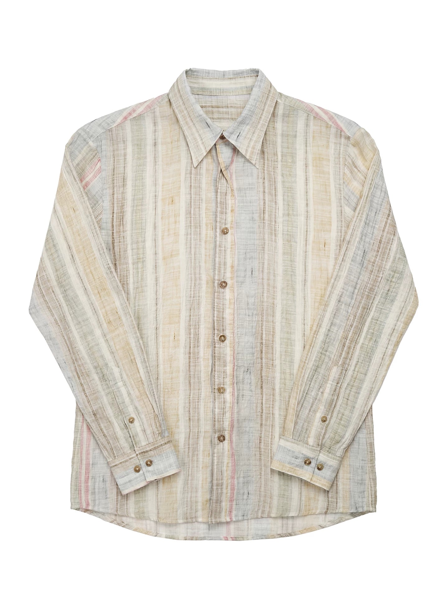 SOARIN Casual Vintage Regular Fit Tencel Blend Long Sleeve Shirt JITZ2621C492