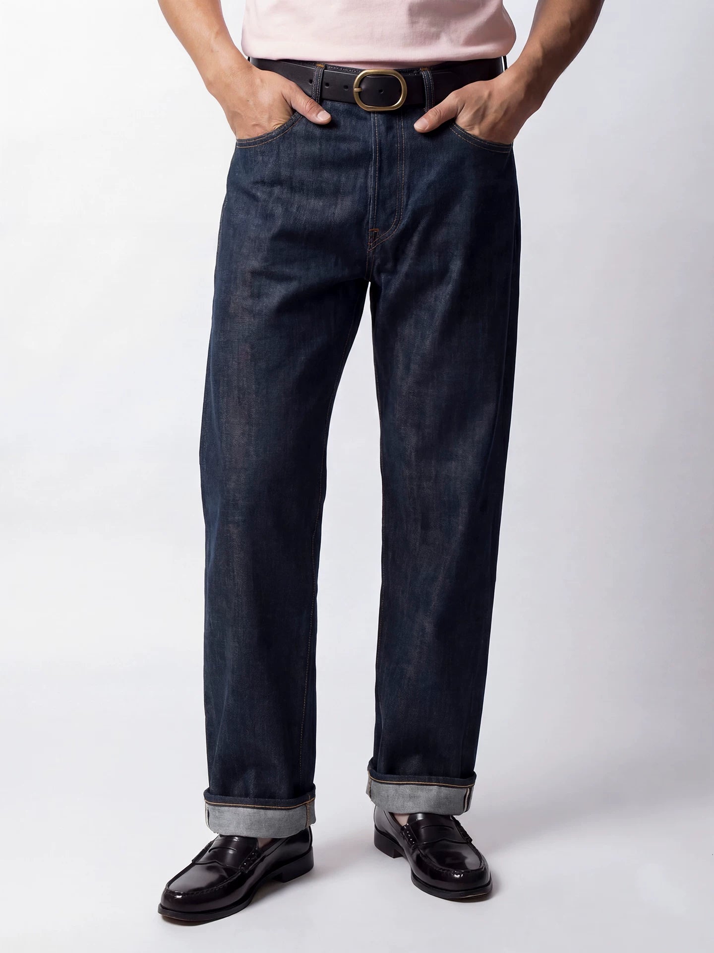 SOARIN Casual Vintage Loose Fit Cotton Denim Jeans HMNK13