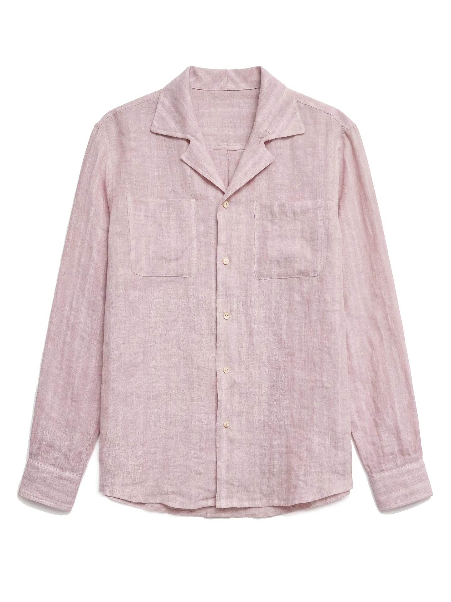 SOARIN Casual Vintage Regular Fit Linen Long Sleeve Shirt JITZ2621C475
