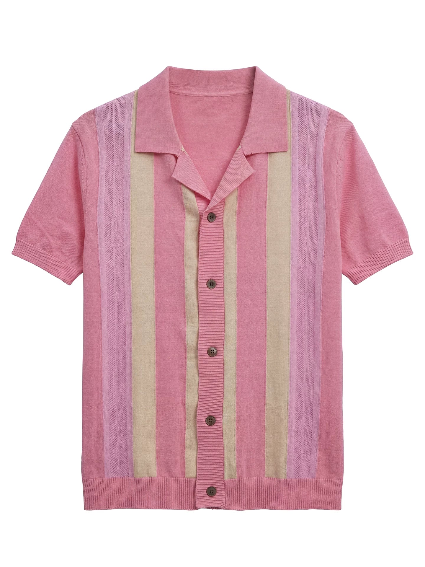 SOARIN Casual Vintage Regular Fit Cotton Knit Polo Shirt JITZ262TP45