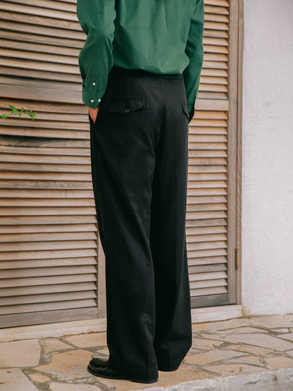 SOARIN意式绅装那不勒斯西裤男 抗皱免烫商务休闲直筒高腰长裤子