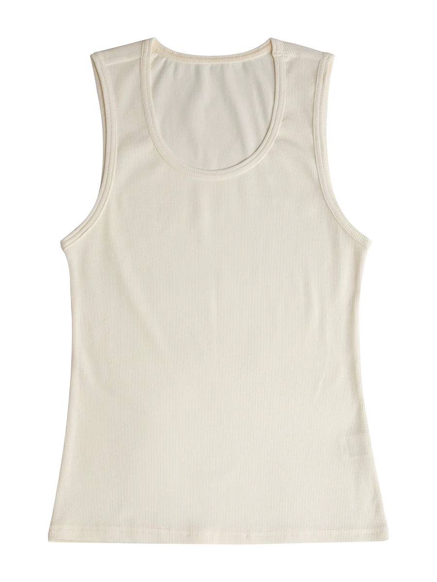 SOARIN Minimalist Versatile Essential Slim Fit Cotton Spandex Tank Top JITZ242TB69
