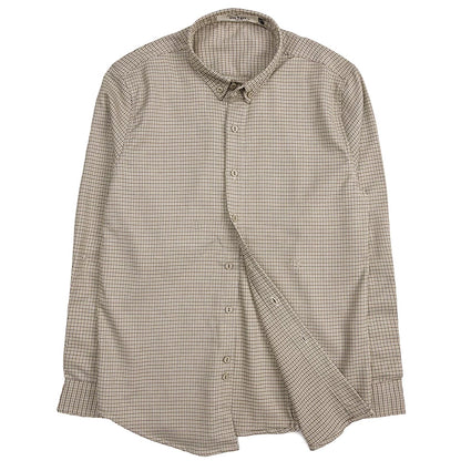 SOARIN British Retro Regular Fit Plaid Long Sleeve Shirt  Z73C136