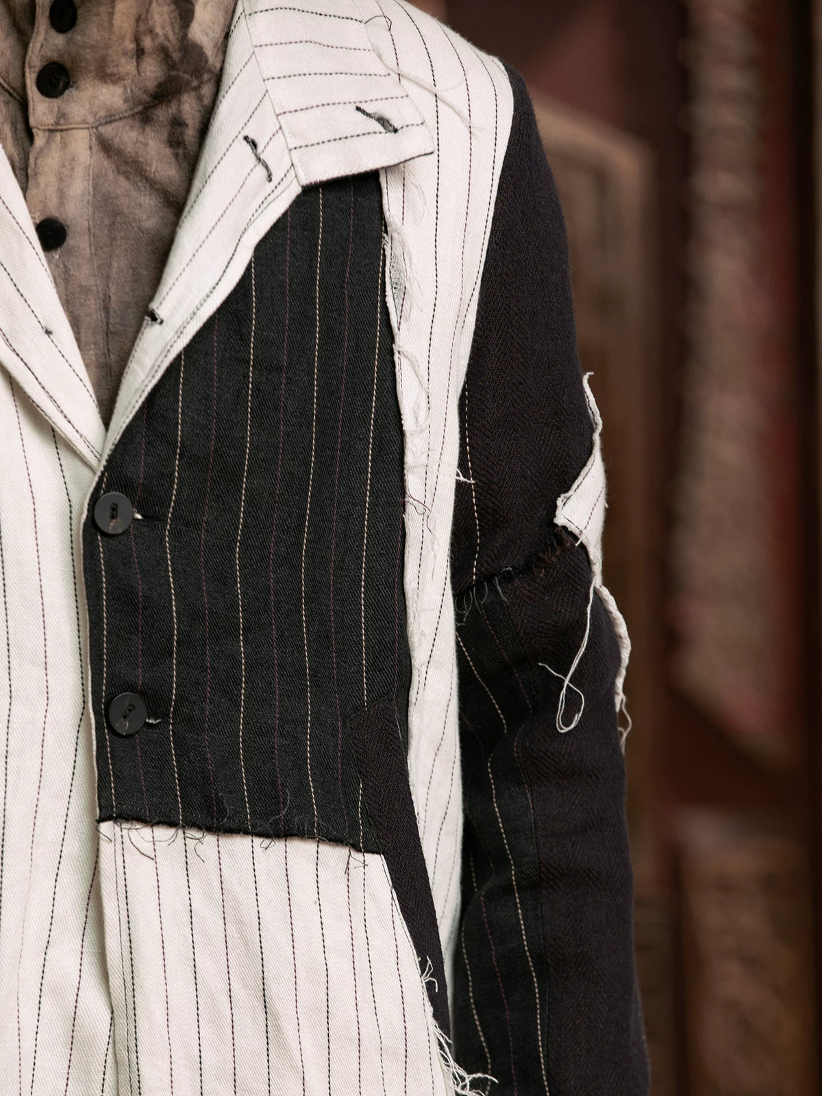 SOARIN WORLD gai yu xia Series Loose Linen Reversible Trench Coat DC243TDY43