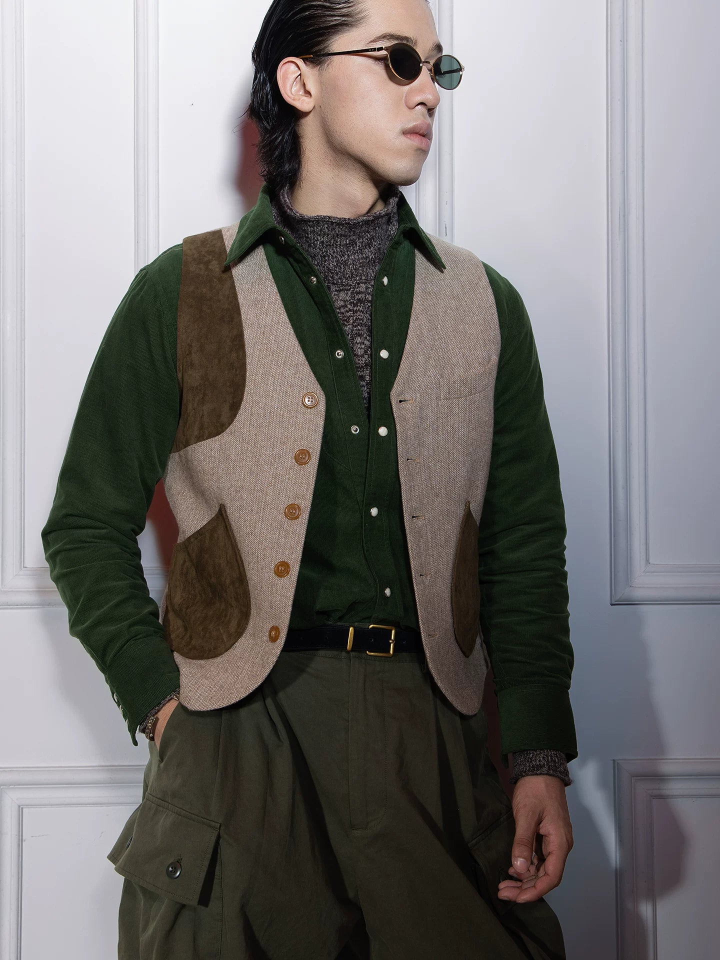 SOARIN British Country Regular Fit Wool Blend Vest Z203B313