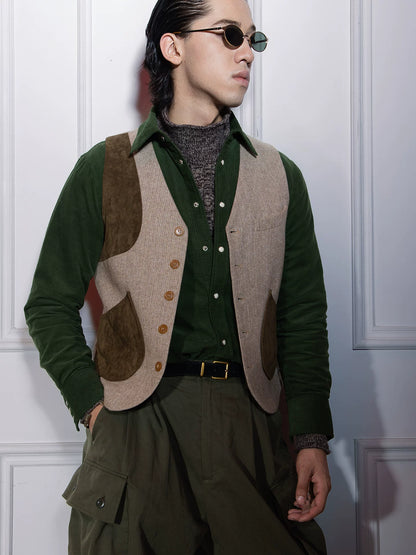 SOARIN British Country Regular Fit Wool Blend Vest Z203B313