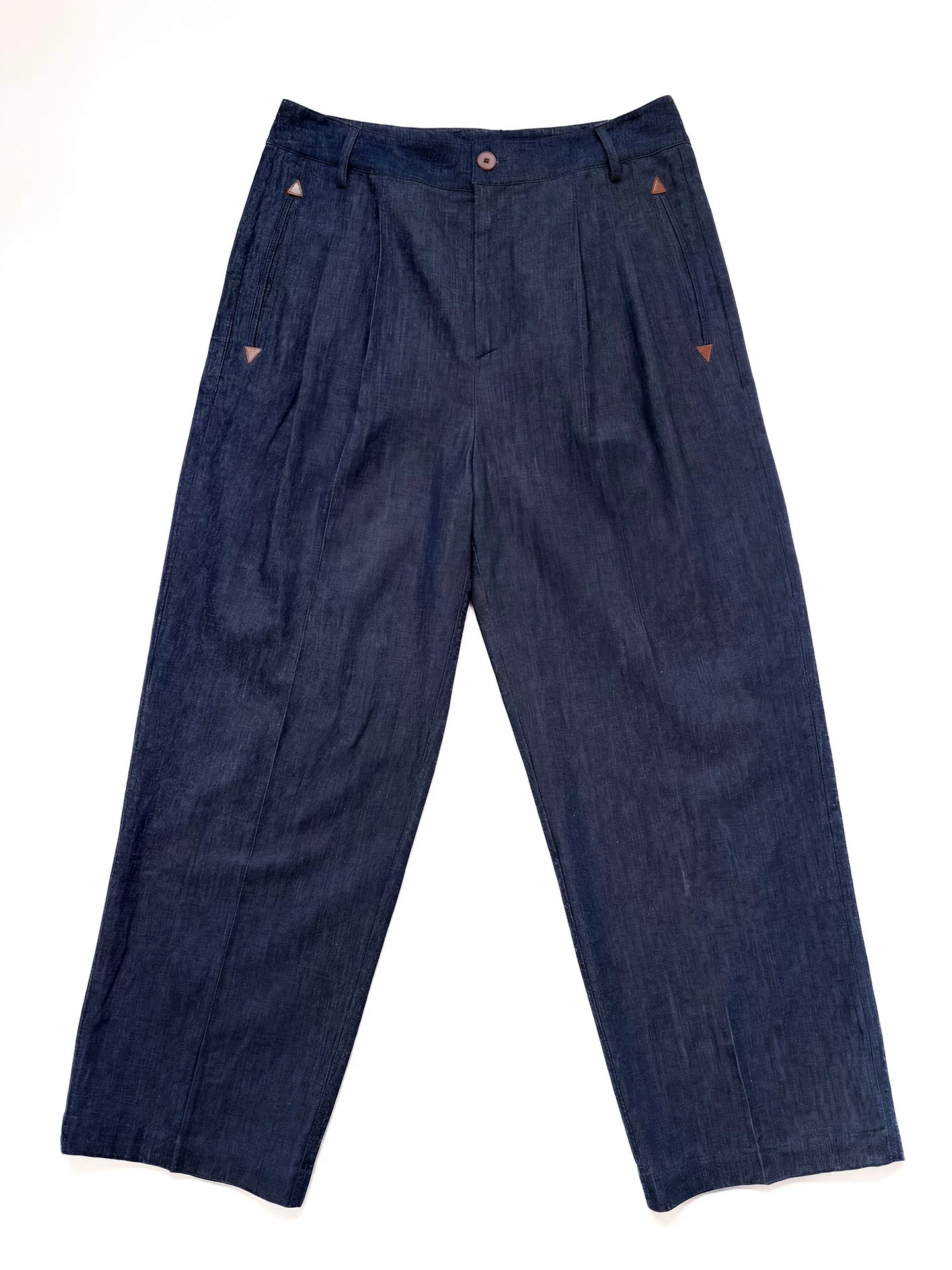 SOARIN Casual Vintage Loose Fit Cotton Linen Blend Trousers YAOZ262TF257