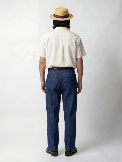 SOARIN Casual Vintage Loose Fit Cotton Linen Blend Trousers YAOZ262TF257
