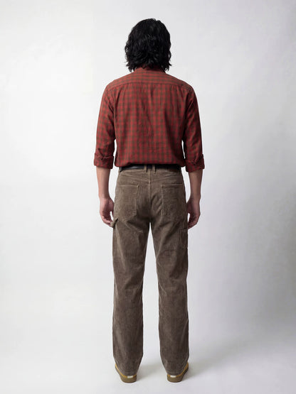 SOARIN Casual Vintage Regular Fit Cotton Corduroy Workwear Trousers Z223F679