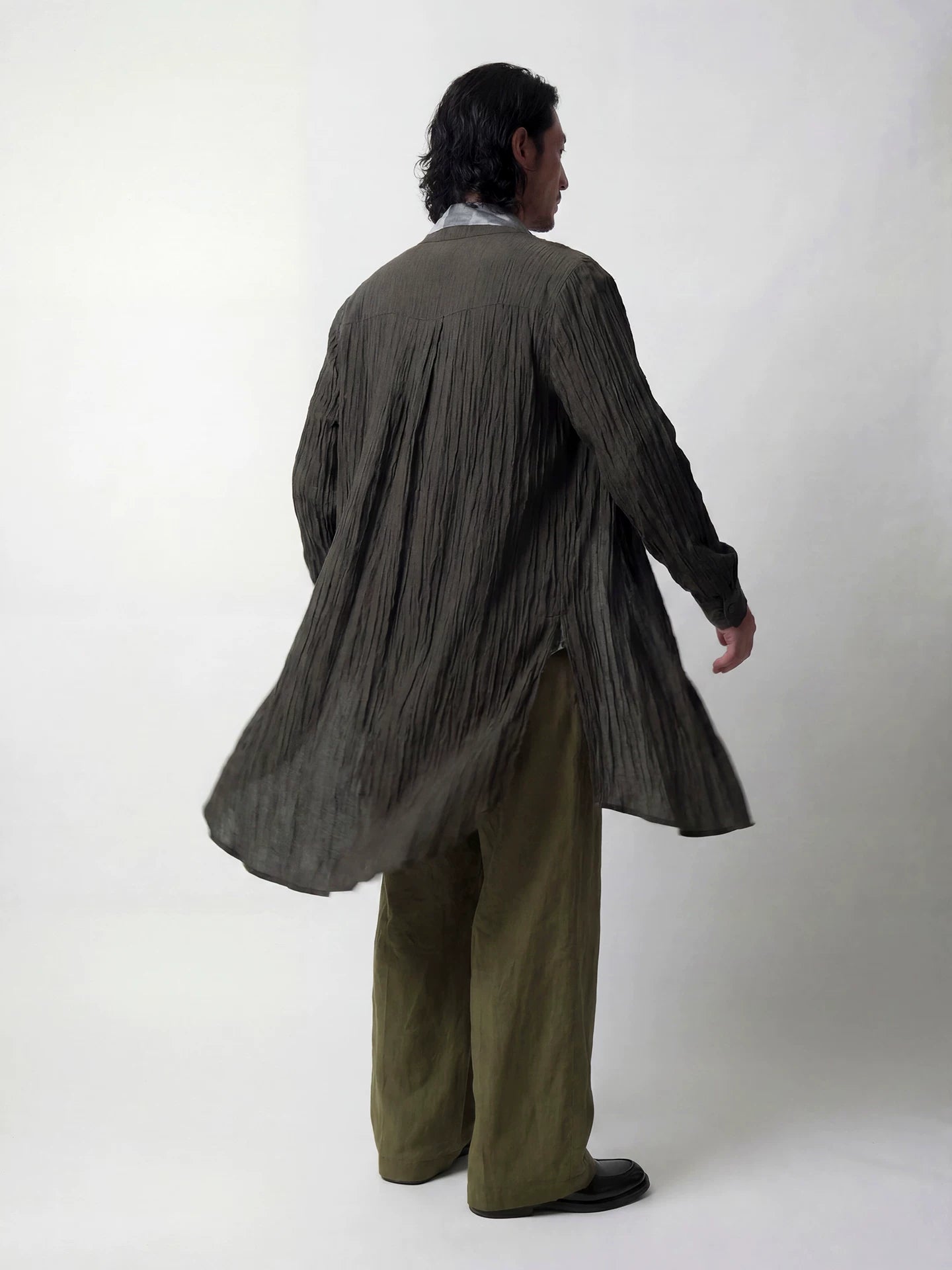 SOARIN WORLD Gai Yu Xia Series Relaxed-Fit Cupro-Blend Shirt HG262C100