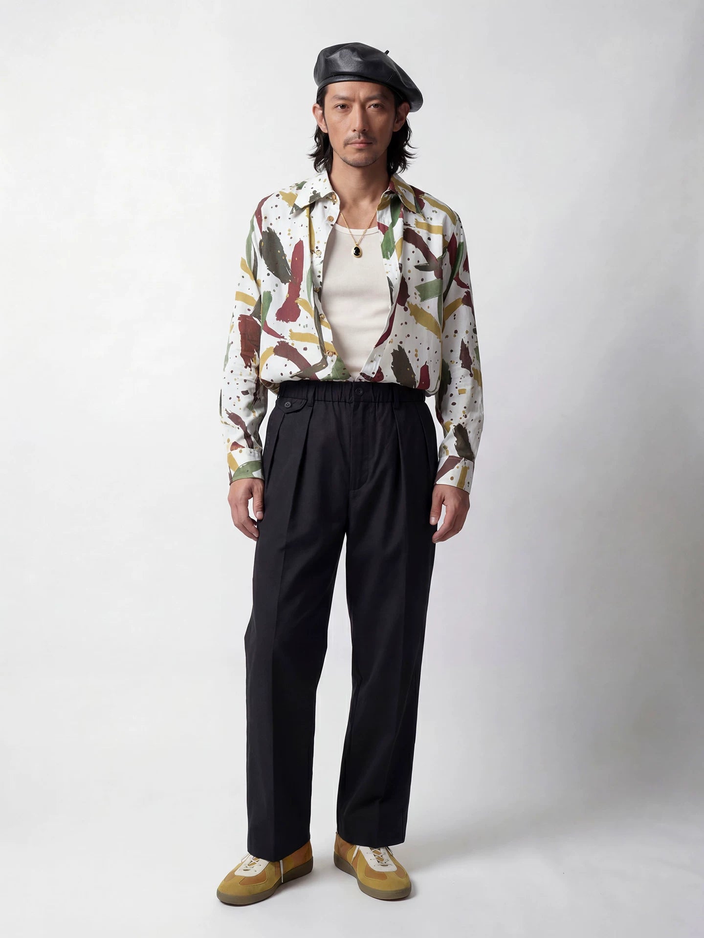 SOARIN Casual Vintage Loose Fit Lyocell Cotton Casual Pants JITZ262TF263