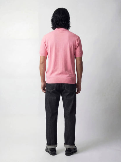 SOARIN Casual Vintage Regular Fit Cotton Knit Polo Shirt JITZ262TP45