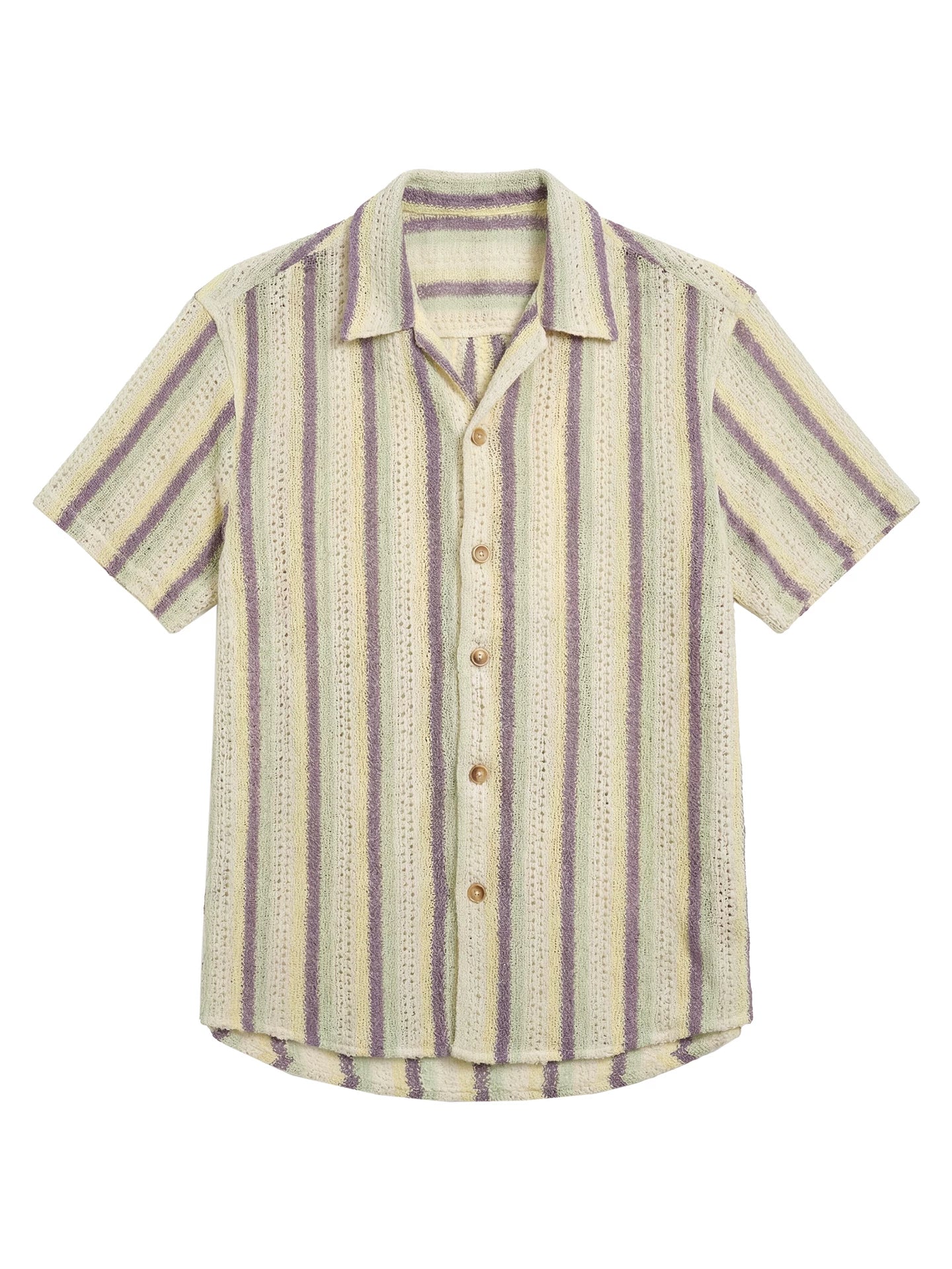 SOARIN Casual Vintage Regular Fit Polyester Short Sleeve Shirt JITZ2626C490