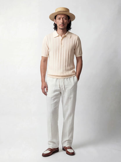 SOARIN Casual Vintage Loose Fit Tencel Linen Blend Casual Pants HMK39