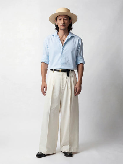 SOARIN Casual Vintage Loose Fit Cotton Long Sleeve Shirt JITZ2621C469