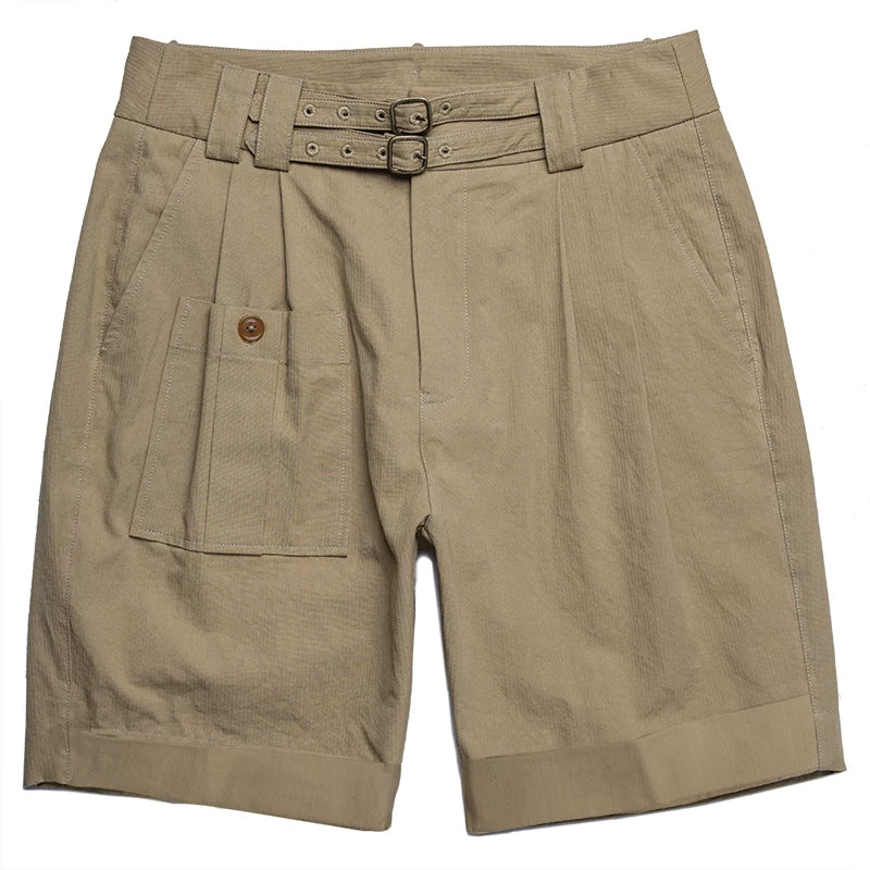 SOARIN British Vintage Regular Fit Pure Cotton Shorts  Z202F344