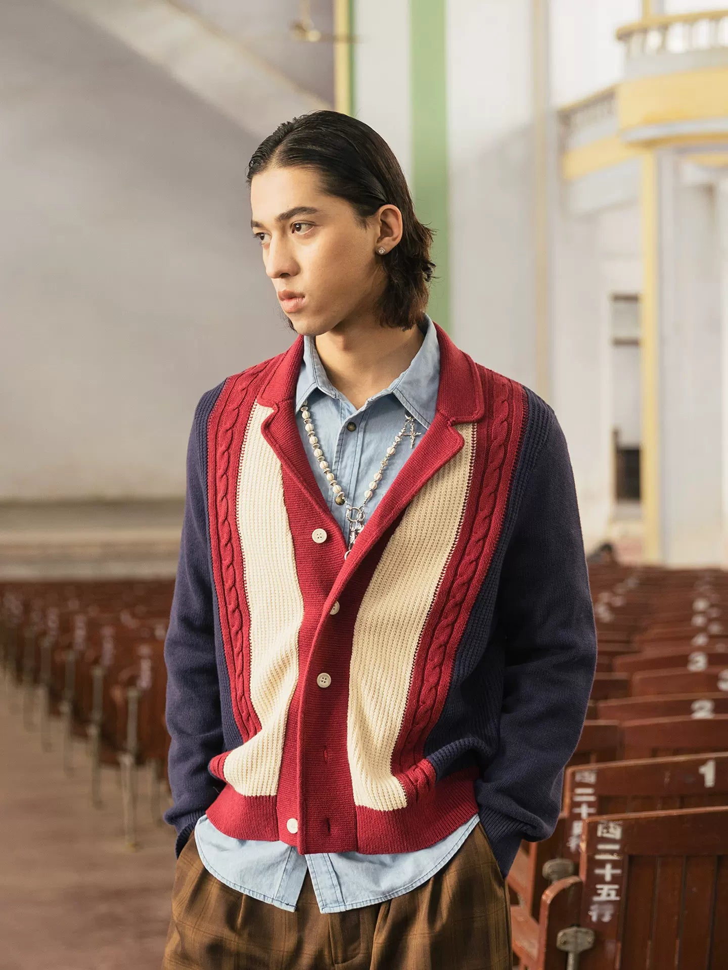 SOARIN City Boy Regular Fit Cotton Blend Knit Cardigan JITZ253TM32