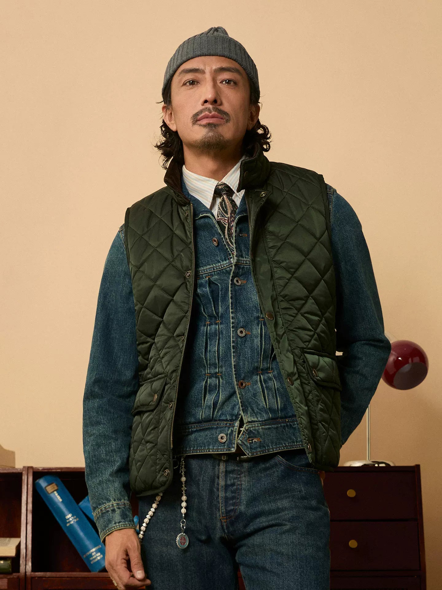 SOARIN  Regular Fit Quilted Polyester Padded Vest YAOZ253TB104