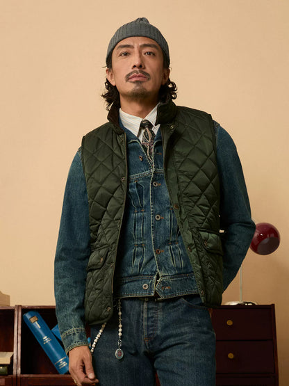 SOARIN  Regular Fit Quilted Polyester Padded Vest YAOZ253TB104