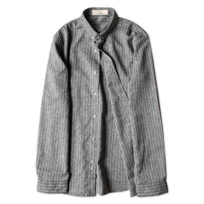 British yuppie style men's retro striped shirt high-end business casual non-iron suit long-sleeved shirt