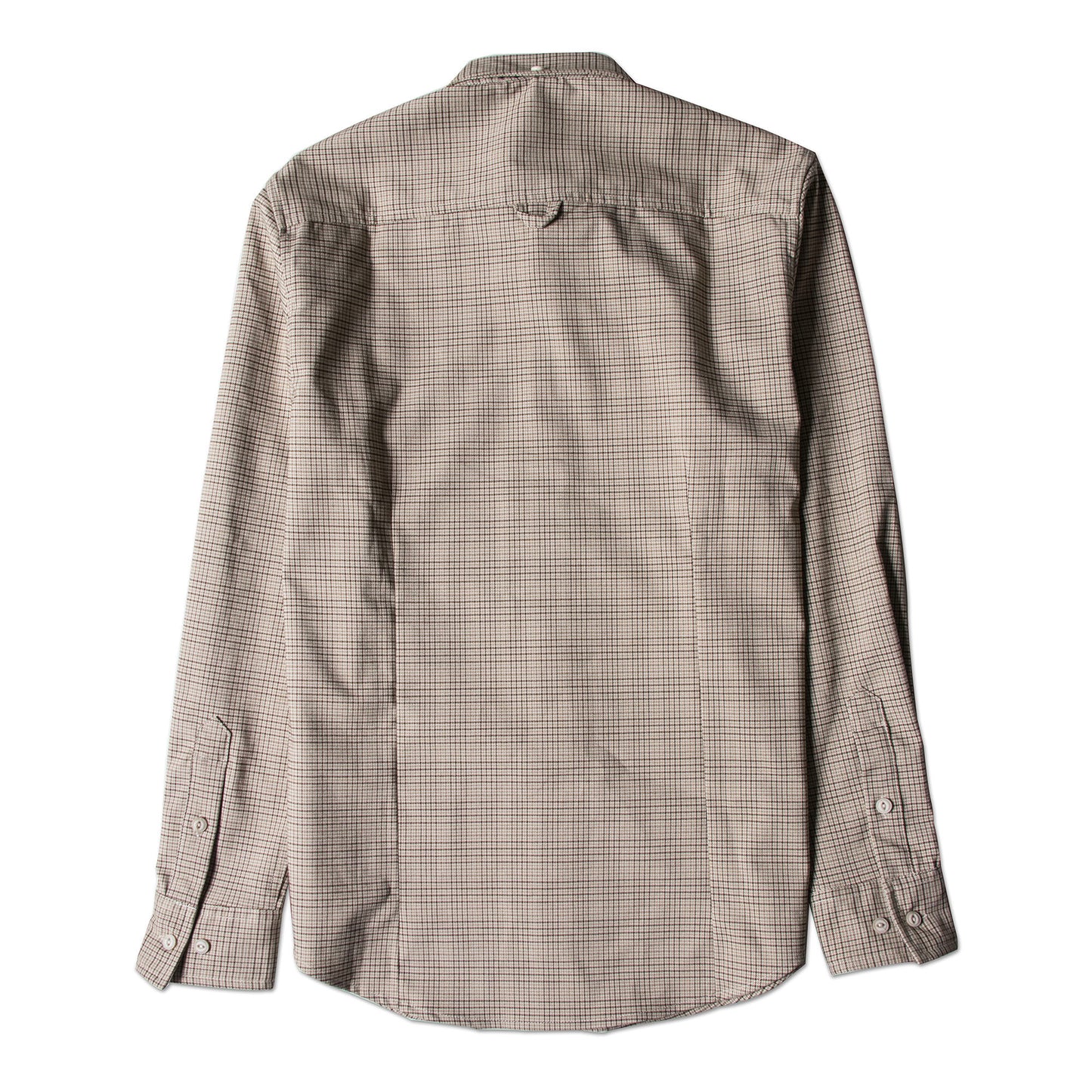 British retro plaid long-sleeved shirt for men, yuppie business casual slim-fit non-iron suit shirt