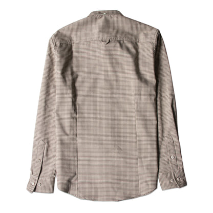 British retro plaid long-sleeved shirt for men, yuppie business casual slim-fit non-iron suit shirt