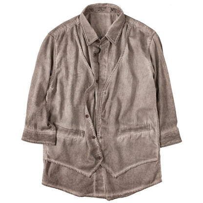 SOARIN WORLD Gai Yu Xia Series Loose Fit Cotton Shirt Z92C218