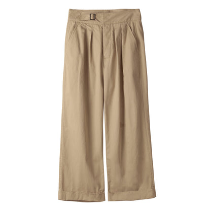 American retro style Gurga pants men's Naples high waist straight casual nine-point suit pants