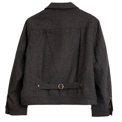 American retro style heavyweight work jacket men's Ami khaki motorcycle clothing casual wool ranch coat